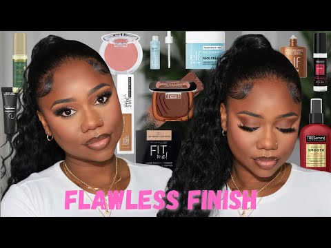ULTIMATE Affordable Makeup For Beginners! Flawless Finish | Step by Step Hair Tutorial | Chev B.