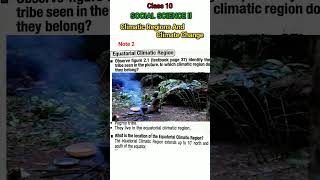 class10 | Geography | Climatic Regions And Climate change | Notes