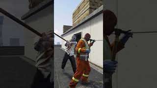 npc fight! - gta v #shorts #grandtheftauto #npcwars #gta5 #gtav