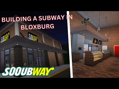 MAKING A SUBWAY IN BLOXBURG
