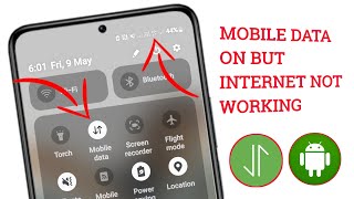 "Mobile Data On But No Internet? 100% Working Solution!" | Fix No Internet Issue in 2025