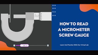 HOW TO READ A MICROMETER SCREW GAUGE
