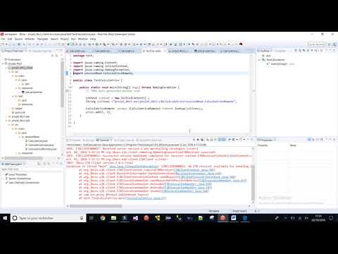 No ejb receiver available Error