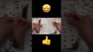 Making holes for Parchment Papers || Perforated liners for air fryer #shorts #youtubeshorts #liners