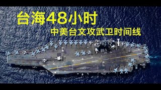 【美国热搜】台海48小时，美中台文攻武卫时间线；议员搭军机访台，胡锡进推特骂大街；中国战机战备巡逻台海，美海军喊网友数舰载机