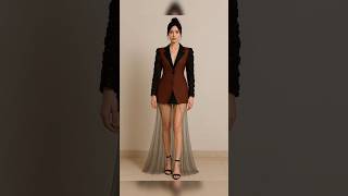 "Rust Power Glam — Luxe Lace & Sheer Vibes! Would you dare? #TrendAlert #ChicVibes"..... 💕.....