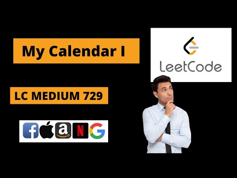 My Calendar I || Leetcode Medium 729 || Lists || TreeMap