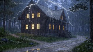 Heavy Rain and Thunder Sounds for Sleeping｜Perfect for Deep Sleep and Relaxation, ASMR Rain