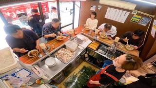 朝８時開店→２坪６席に常連殺到！女性だけで切り盛りする大阪激シブ人情中華そば屋丨Japanese Ramen