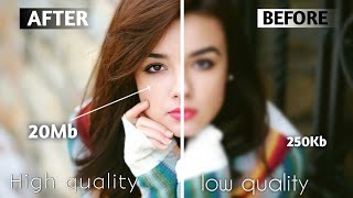 How to increase image Quality in Mobile | Convert Low Quality Image to High Quality | Tech Shabuddin