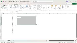 Remove gridlines from specific cells in excel