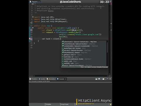 0048 HttpClient Async in #java #softwareengineer #programming #coding #shorts