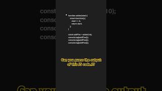 #closures in js #code problem with explanation | #js questions | #frontend #interview preparation