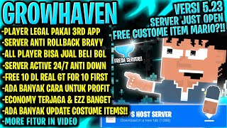 SERVER INI BARU AJA BUKA🥳👍| FREE ITEM | BEST GROWTOPIA PRIVATE SERVER 2025 / NEW GTPS || GROWHAVEN