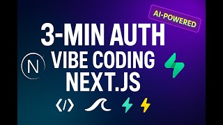 Learn how to Vibe Code A Next.js Auth system with Supabase + Cursor, Windsurf & Bolt in 3 Mins