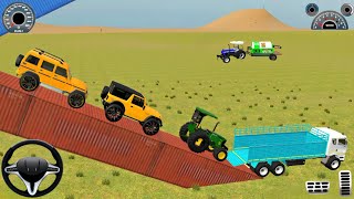 😱🎮🥶Load Monster Thar and Balero on truck and carry on hilly road 😅🛣️🚜