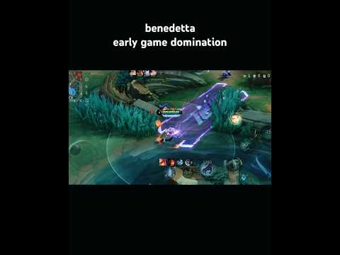 benedetta early game domination #mlbb #mobilelegends #benedettaproplayer