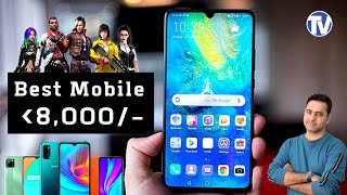 Top 5 Smartphones Under 8000 | Latest 2020 | Best Battery Backup | Good Camera | Gaming | Hi Speed