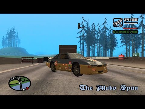 How To cross the closed bridge In GTA san Andreas..