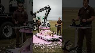 Oil tanker truck causes environmental disaster, threatening a pronghorn! #rescue #animals #wildlife