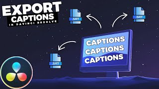 How To EXPORT Subtitle CAPTIONS In Davinci Resolve