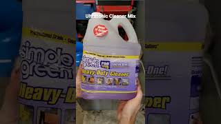 Ultrasonic Cleaner Mix for working on motorcycles #shorts