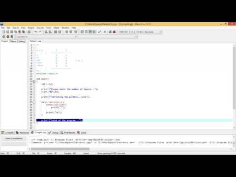 Pattern-1 (Programming Techniques in C)
