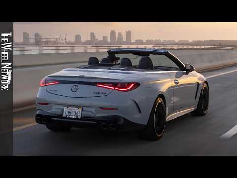 2025 Mercedes-AMG CLE 53 Cabriolet | Apine Grey | Driving, Interior, Exterior (US Spec) [4K]