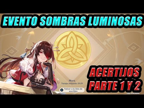 🤯 COMO RESOLVER TODOS LOS ACERTIJOS DEL EVENTO SOMBRAS LUMINOSAS "1 Y 2" | Genshin Impact