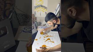 This is my style , MOLA ALI ( as ) name Arabic Calligraphy Tutorial | ZC 🫡 #shorts