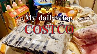 【vlog】アラフォー一人暮らし/コストコで3万円お買い物した日/コストコ店員のお友達と爆買いしてきた！
