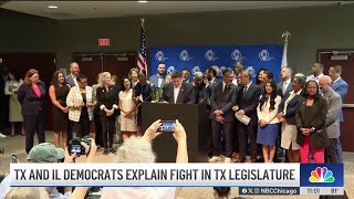 Texas Democrats, Illinois Gov. JB Pritzker hold update on redistricting