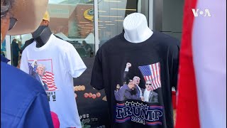 共和党党代会上，特朗普周边商品火爆