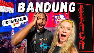 First Impressions of BANDUNG INDONESIA | Braga Street & Tiramisusu Are INSANE!! 🤯 🇮🇩