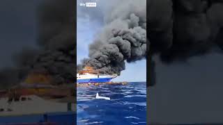 Passengers jump into ocean to escape deadly Indonesia boat blaze