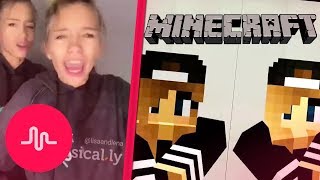 THE MUSICALLYS ARE INVADING MINECRAFT (MUSICALLYS IN MINECRAFT)