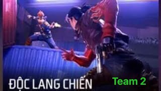 Trận Đấu Độc Lang Chiến Team 2 Trong Free Fire. Valek Fire.