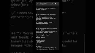 File Handling in C: Deep Dive with Text and Binary File Examples