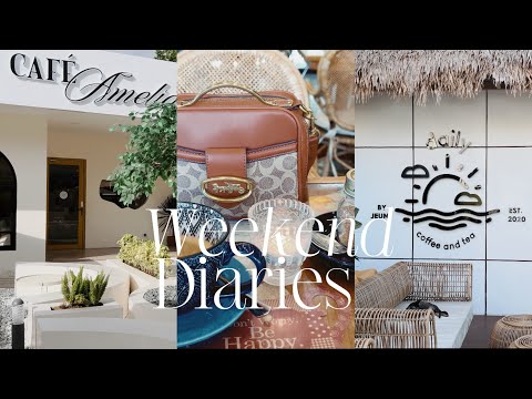 WEEKEND DIARIES ☕️ visiting aesthetic cafes