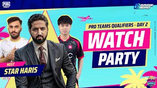 (Watch Party) GameBird PUBG Mobile Summer Series | Pro Teams Qualifier | Day - 2 ft. @STARHARIS