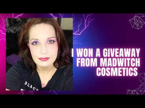I won a giveaway from Madwitch Cosmetics!