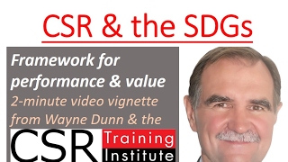CSR and the SDGs