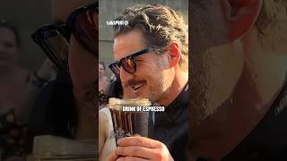 We saw Pedro Pascal’s viral coffee order and knew he’d need the extra energy… ☕⚡🎬