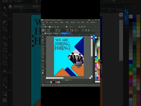 #graphicdesigne Poster Design In Corel DRAW #shortsfeed #logo #viralshot  #designsoftware #poster