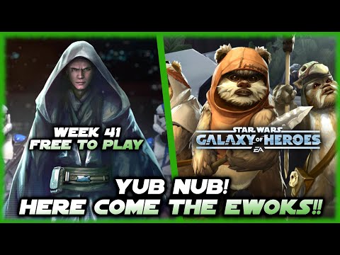 Ewoks!!!  But Do We Need Wicket?  Week 41 Free to Play Farming Lord Vader in SWGOH