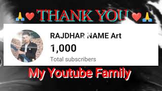 Thank you so my #Youtube #subscribe1000