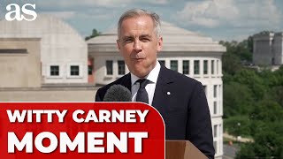 Carney’s IRONIC ANSWER to journalist’s question about TRUMP'S ATTACK on CANADA goes viral