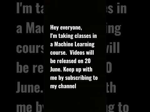 Save the date #machinelearningfullcourse #pythonprogramming