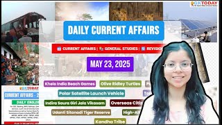 GKToday Current Affairs 🎯 23 May, 2025