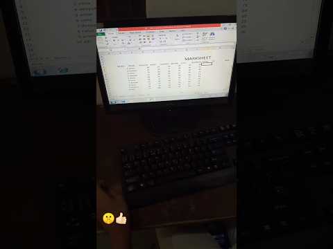 Sum in excel  without formula 😱😳#shorts #education #excel #computer